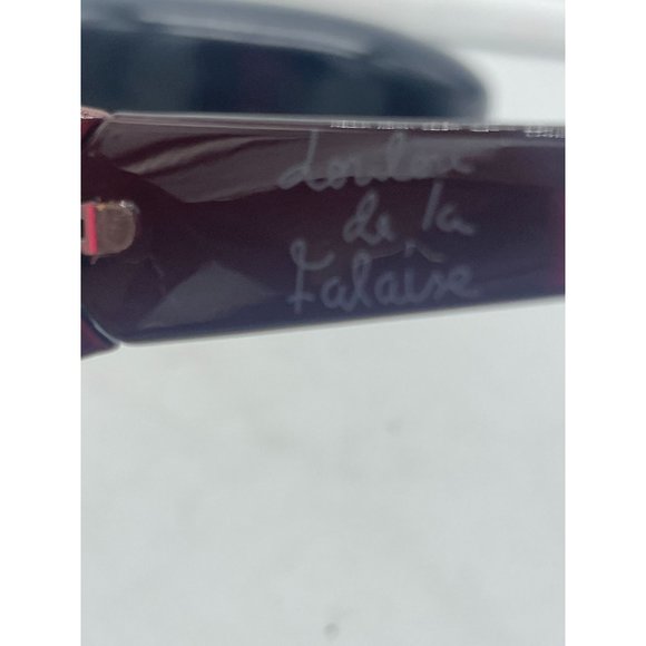 Loulou de la Falaise Lucite Sunglasses with Case and Cloth main image 9